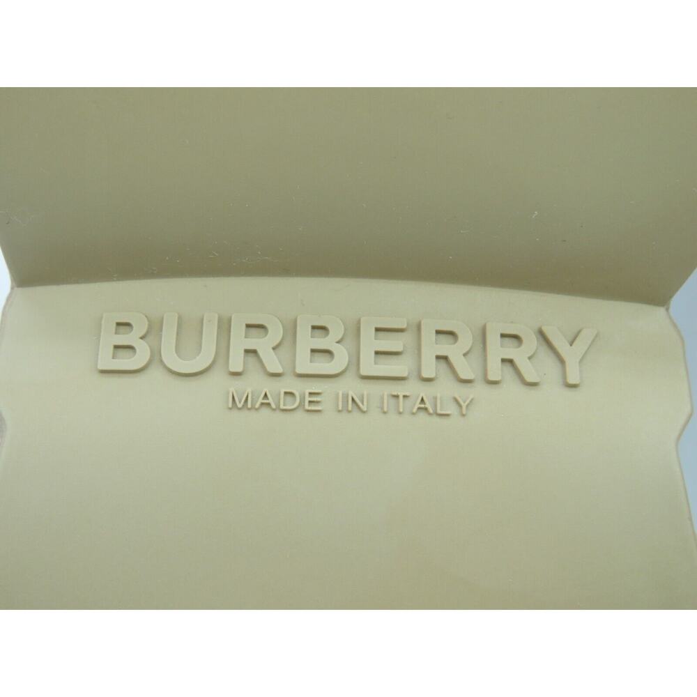 $850 BURBERRY AXBURTON BISCUIT TAN CHECK QUILTED LEATHER LOGO SNEAKERS 13 US 46 - Picture 11 of 12